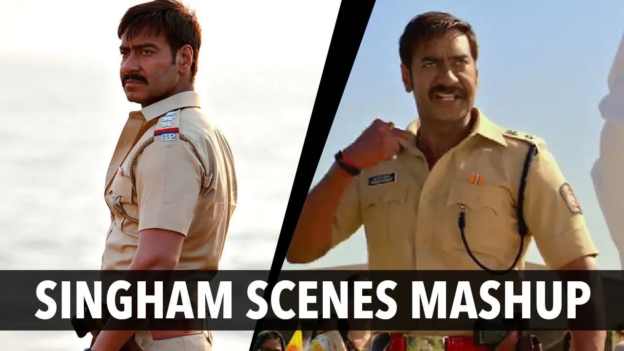 Ajay Devgn's Scenes Mashup |  Singham , Singham Returns | Movie Scenes | Rohit Shetty
