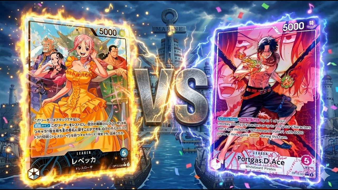 Rebecca ( Op15 ) Vs Ace ( Op16 ) | OP16  Gameplay