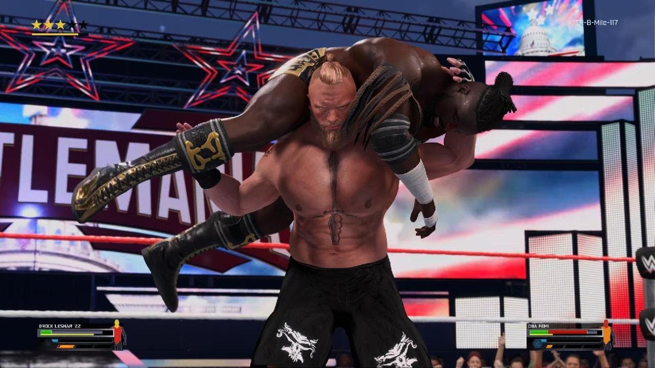 Wrestlemania 42: Brock Lesner vs. Oba Femi