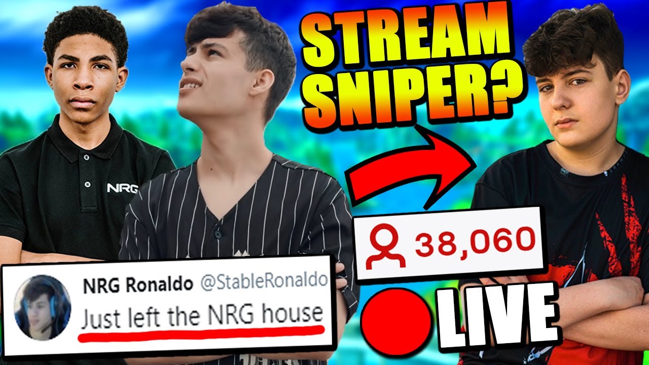 Why did Ron & Unknown LEAVE the NRG House? Clix CAUGHT Stream Sniping By ZexRow? Is It TRUE?