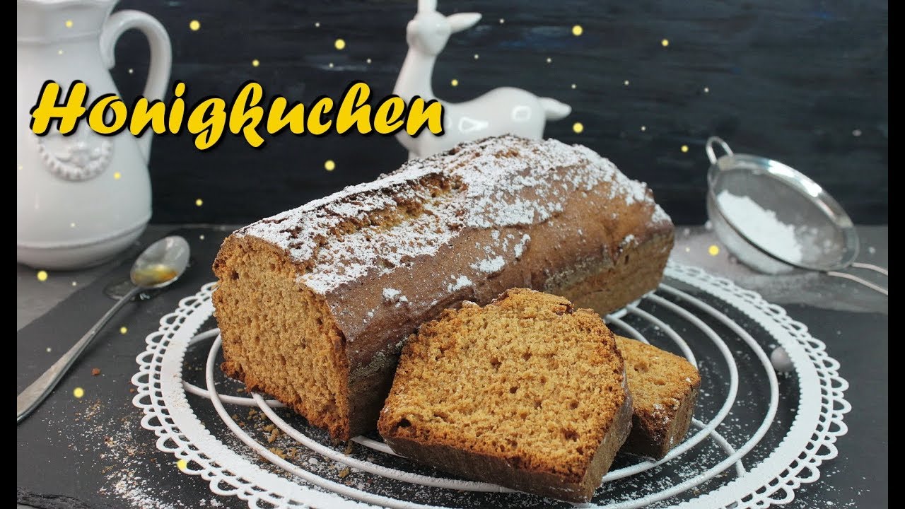 HONIGKUCHEN REZEPT [Gewürzkuchen | Frühstückskuchen] Backen für Weihnachten | einfache Rezepte