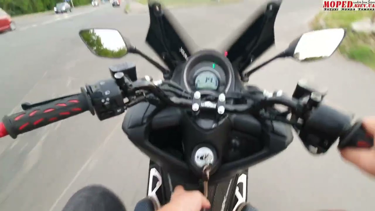 Продажа Yamaha Nmax 155 SG50J с контейнера купить скутер макси с доставкой + Тест драйв
