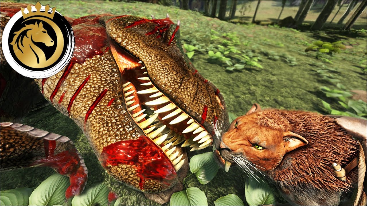 Ark türkçe Sabertooth İle dolaşma | ARK Survival Evolved The Center (MODSUZ) I S1B23