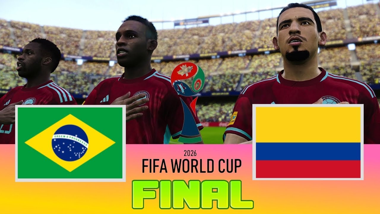 BRAZIL vs COLOMBIA - Final FIFA World Cup 2026 | Full Match All Goals | Football Match