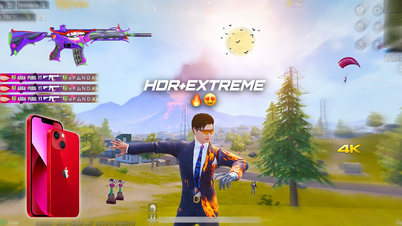 iPhone 13 HD+EXTREME Graphics in 2024 🔥/ iOS 18.1 PUBG TEST ❤️‍🔥/ New Record!