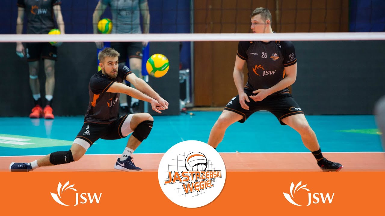 Trening Jastrzębskiego Węgla przed meczem Ligi Mistrzów