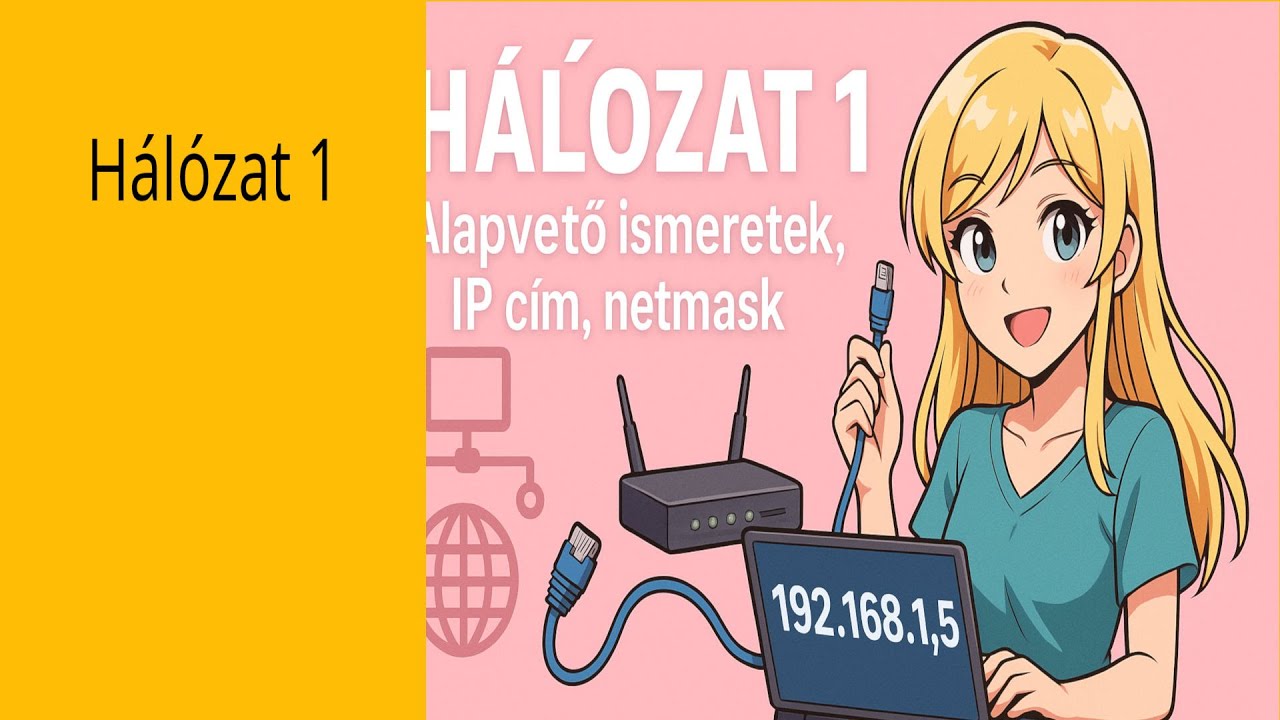 Hálózat 1 (alapvető ismeretek, ip cím, netmask, stb)  2019-12-05