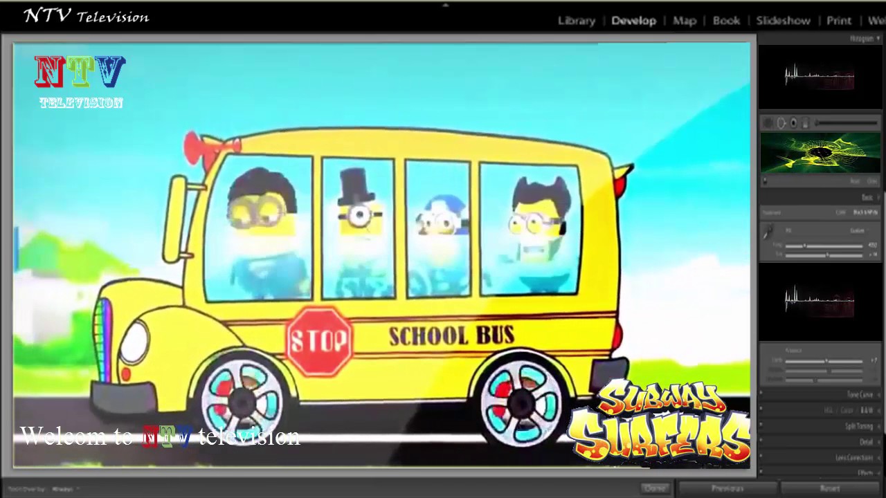 Wheels on The Bus Minions Nursery Rhymes   Kids Songs   Nursery Rhymes for Children