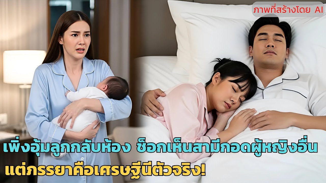 เพิ่งอุ้มลูกกลับห้อง ช็อกเห็นสามีกอดผู้หญิงอื่น…แต่ภรรยาคือเศรษฐีนีตัวจริง! | ผู้หญิงแกร่ง