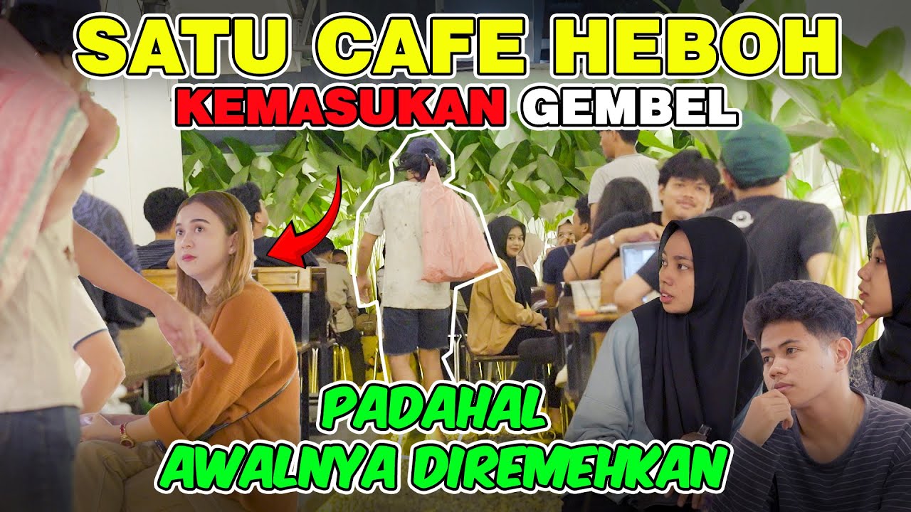 Satu Cafe Heboh Kemasukan Gembel Padahal Awalnya Diremehkan