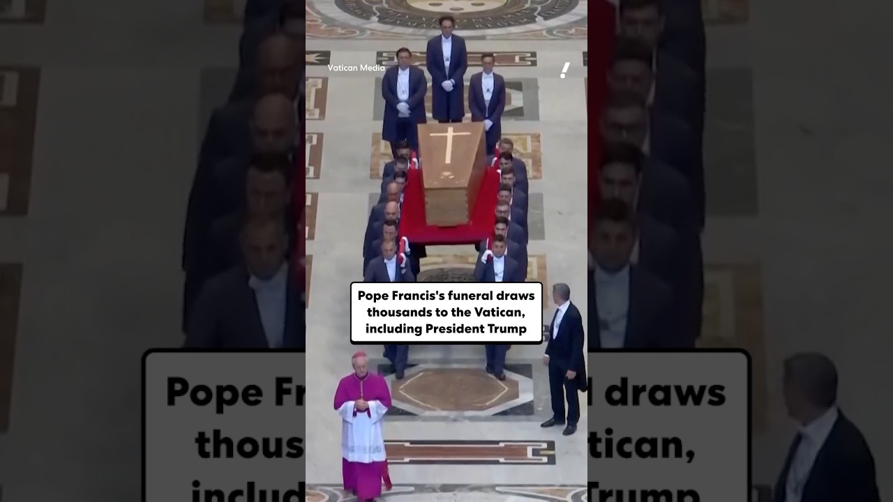 Pope Francis's funeral draws thousands to the Vatican