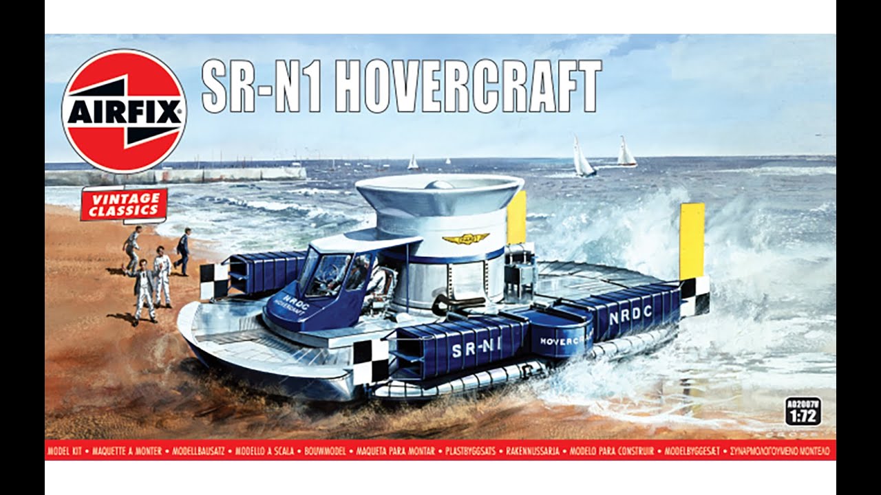 Airfix SRN1 Vintage Classic 1/72 re released 1960s kit