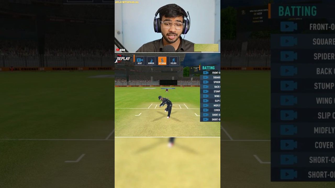 Shami Crazy Shot Smashes Ball Out of Ground 😬 | Real Cricket 24