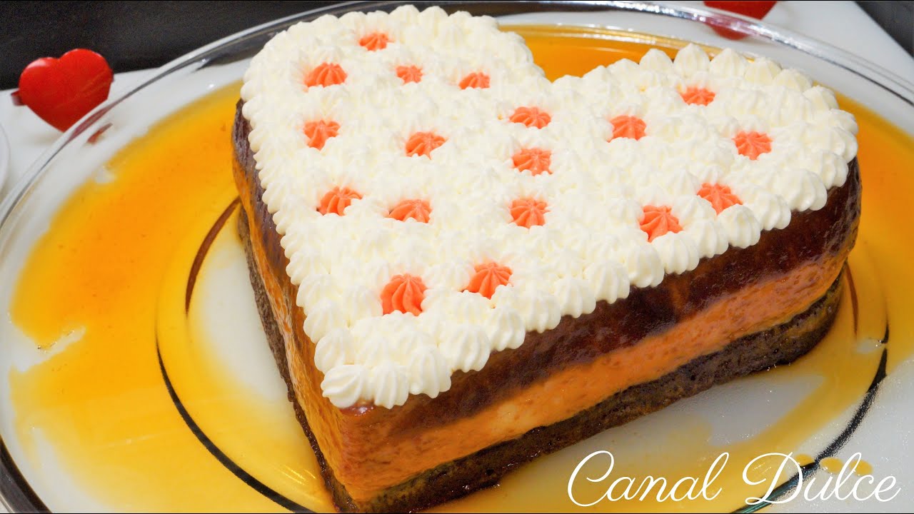 Chocoflan San Valentín 💖 Receta Fácil y Rápida | Chocoflan San Valentin 💖 Easy and Quick Recipe