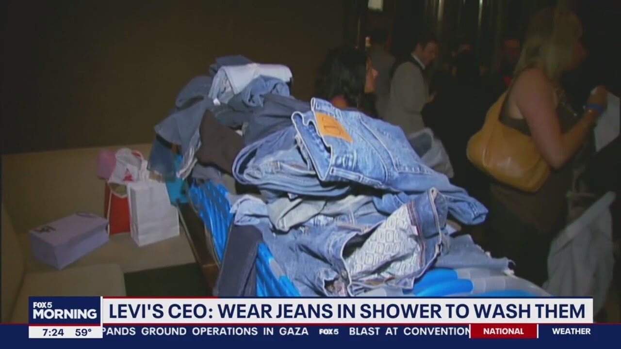 Levi's CEO says you should wear your jeans in the shower to wash them