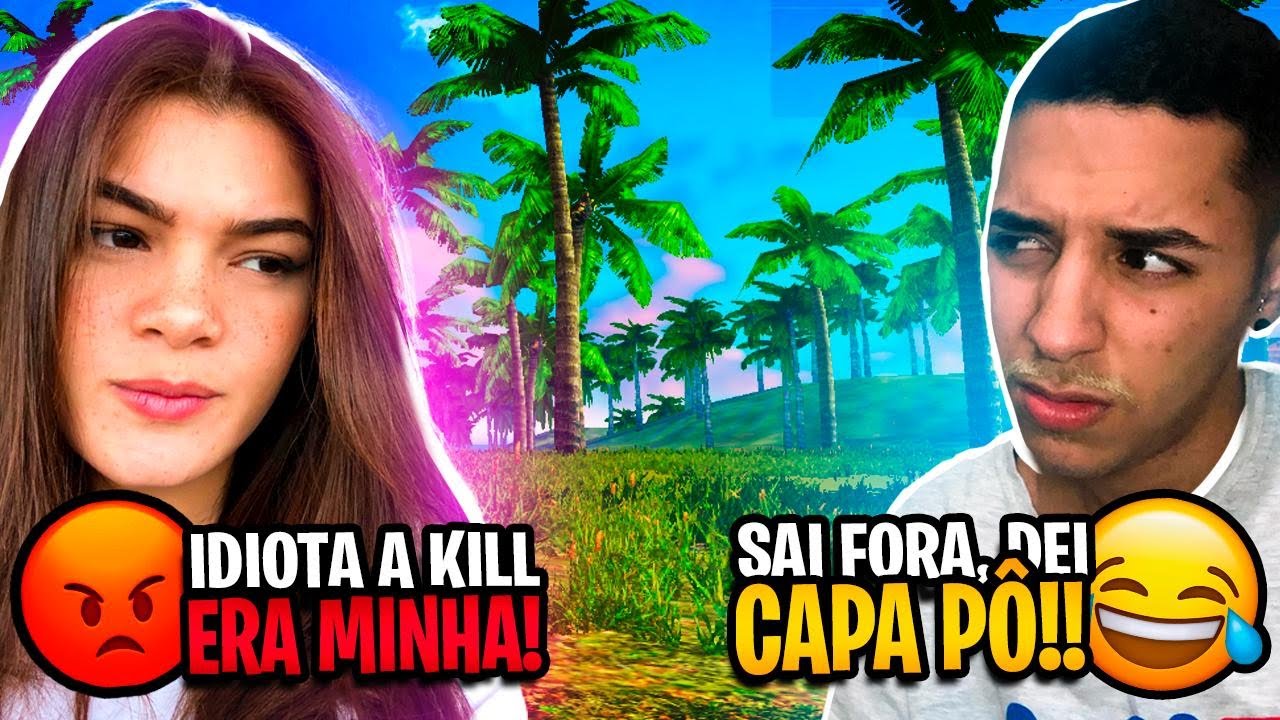 BRIGUEI com MINHA NAMORADA PAPANDO as KILL! FREE FIRE TROLLAGEM ft.@Izabellaflu@caduher21@RamonAraujoyt