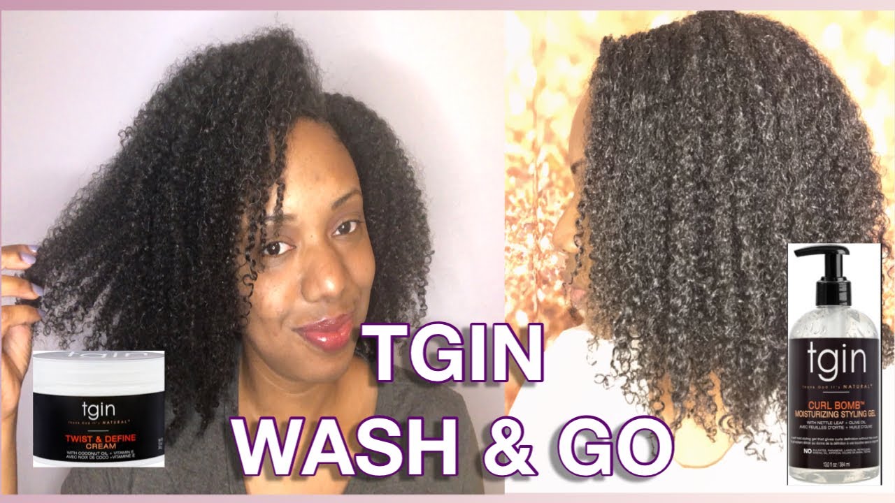 TGIN Wash & Go feat.TGIN Curl Bomb Gel & Twist & Define Cream