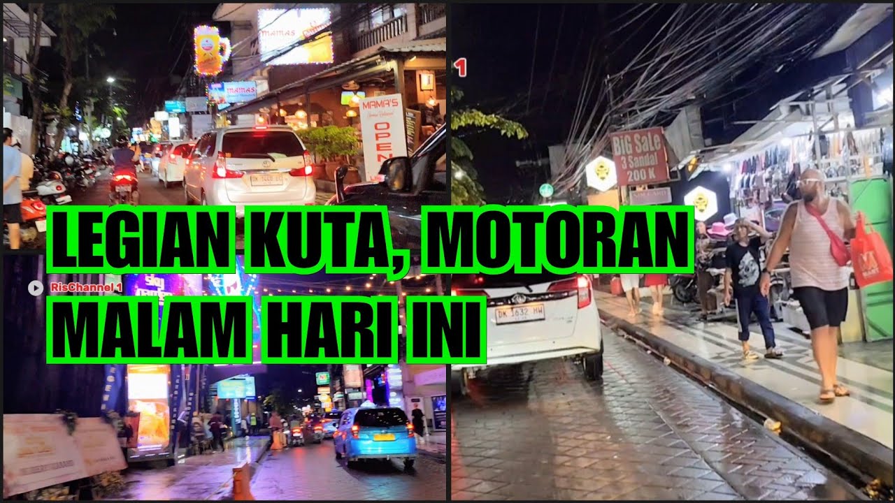 SUASANA MALAM MINGGU DI LEGIAN BALI