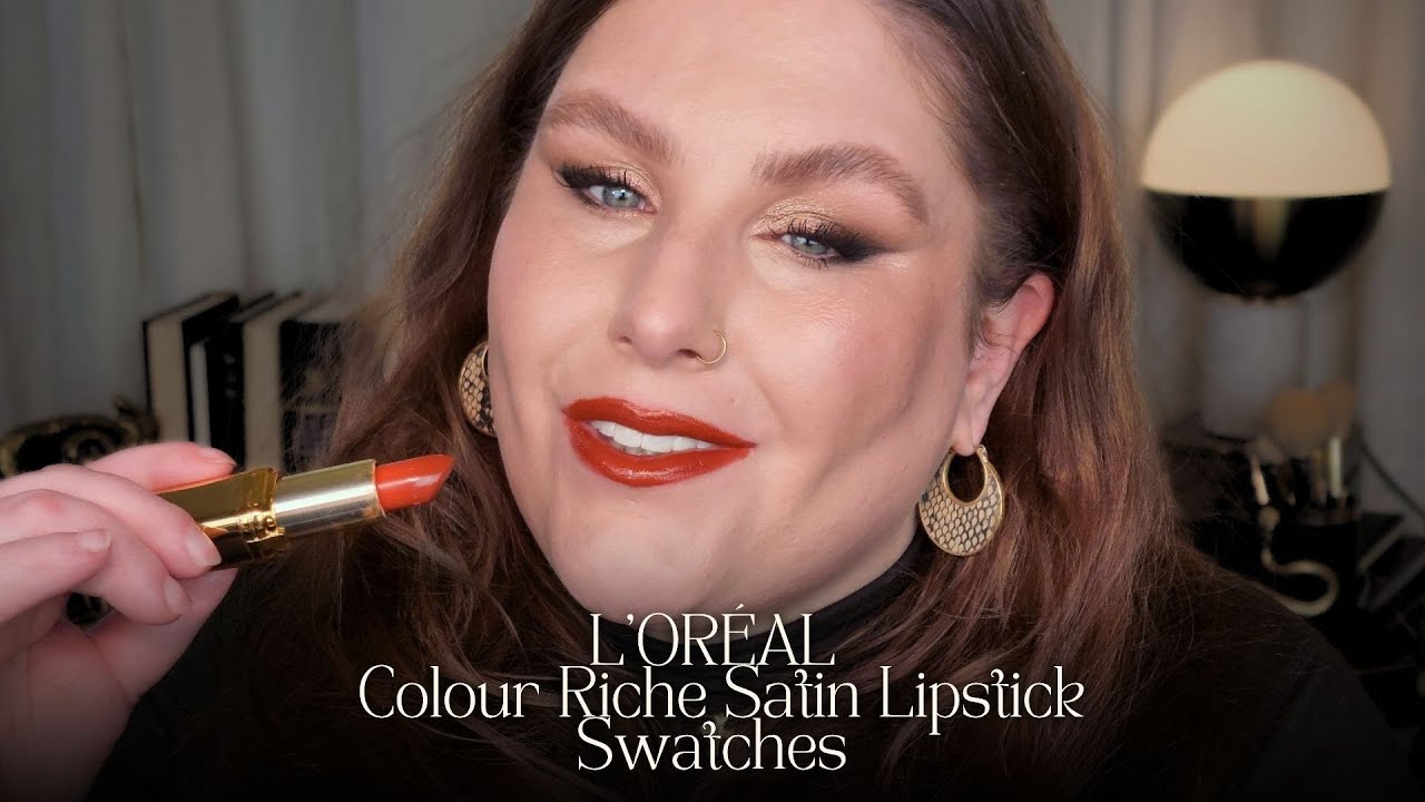 L'Oréal Colour Riche Original Satin Lipstick Swatches!