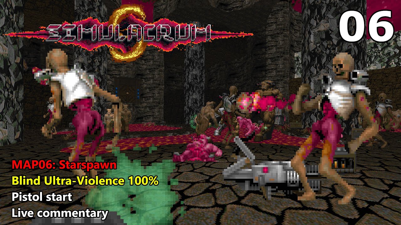 Doom II: Simulacrum - MAP06: Starspawn - Blind Ultra-Violence 100%