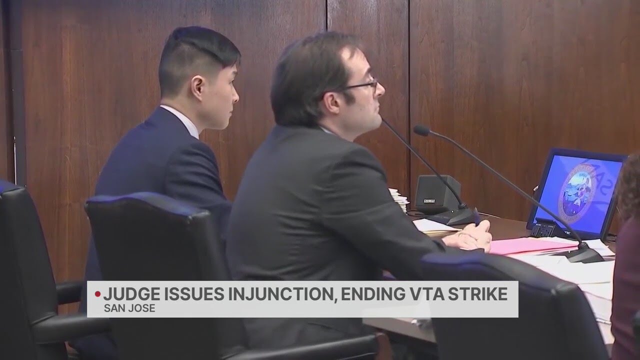 Judge issues injunction bringing VTA strike to an end, citing no-strike ordinance
