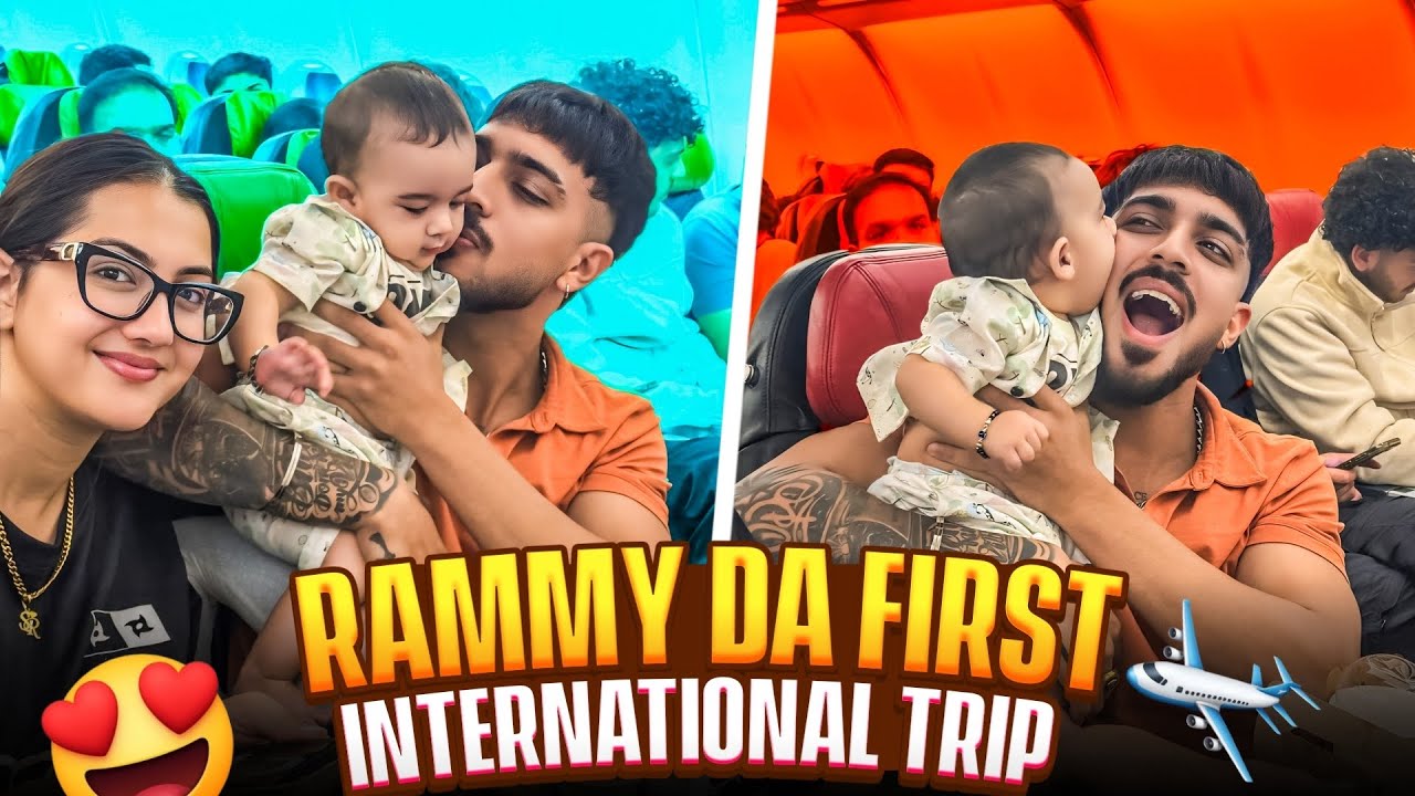 RAMMY DA FIRST INTERNATIONAL TRIP 🤭😍😍 | TRIP DI KHUSHI CH REET HOYI EMOTIONAL 😭🤣| MR MRS NARULA