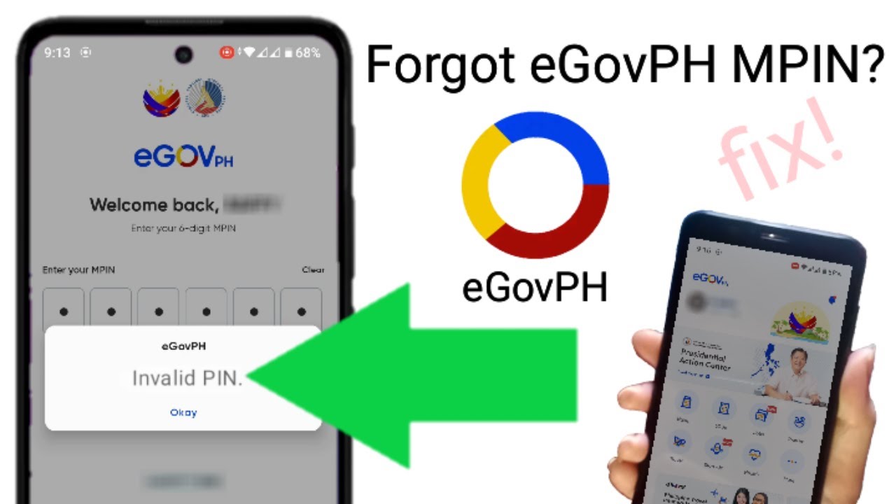 egovph mpin reset | nakalimutan ang mpin sa egovph app account fix!
