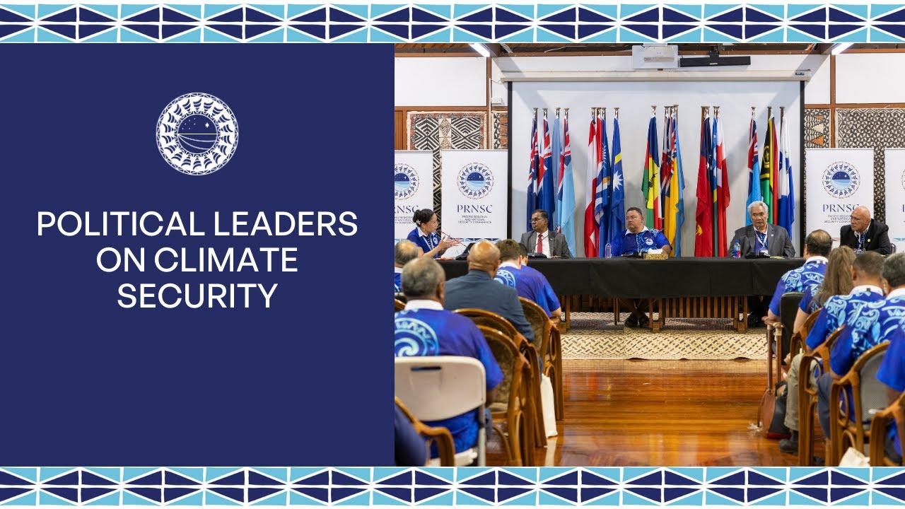 Political leaders on climate security - Panel at PRNSC 2025