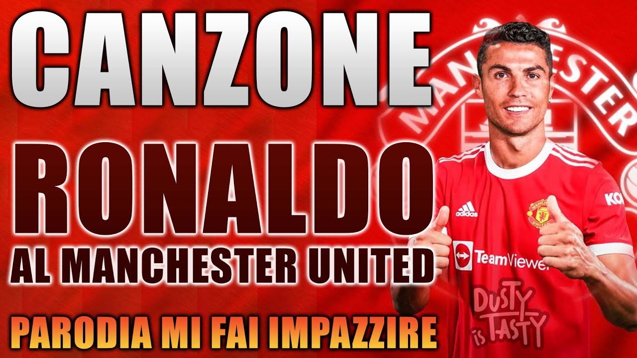 CANZONE CRISTIANO RONALDO al MANCHESTER UNITED⚽ [Parodia Blanco, Sfera Ebbasta - Mi Fai Impazzire]
