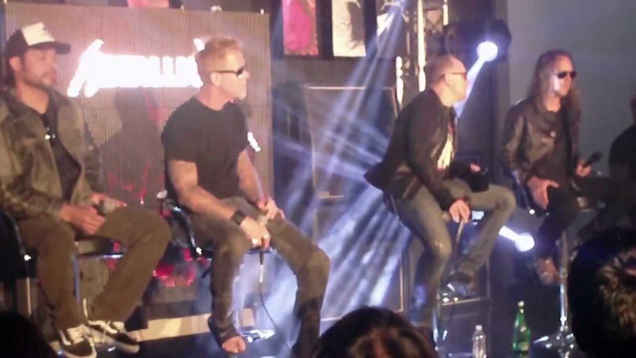 Metallica Press conference. Mexico 2012 Part 2