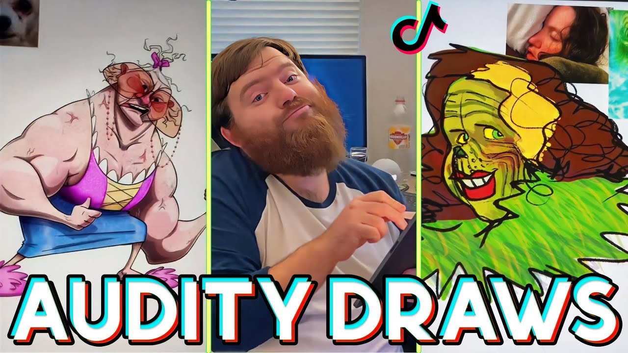 NEW Audity Draws Tiktok Funny Videos - Best of @Audity  Drawing her Husband Tiktoks 2024