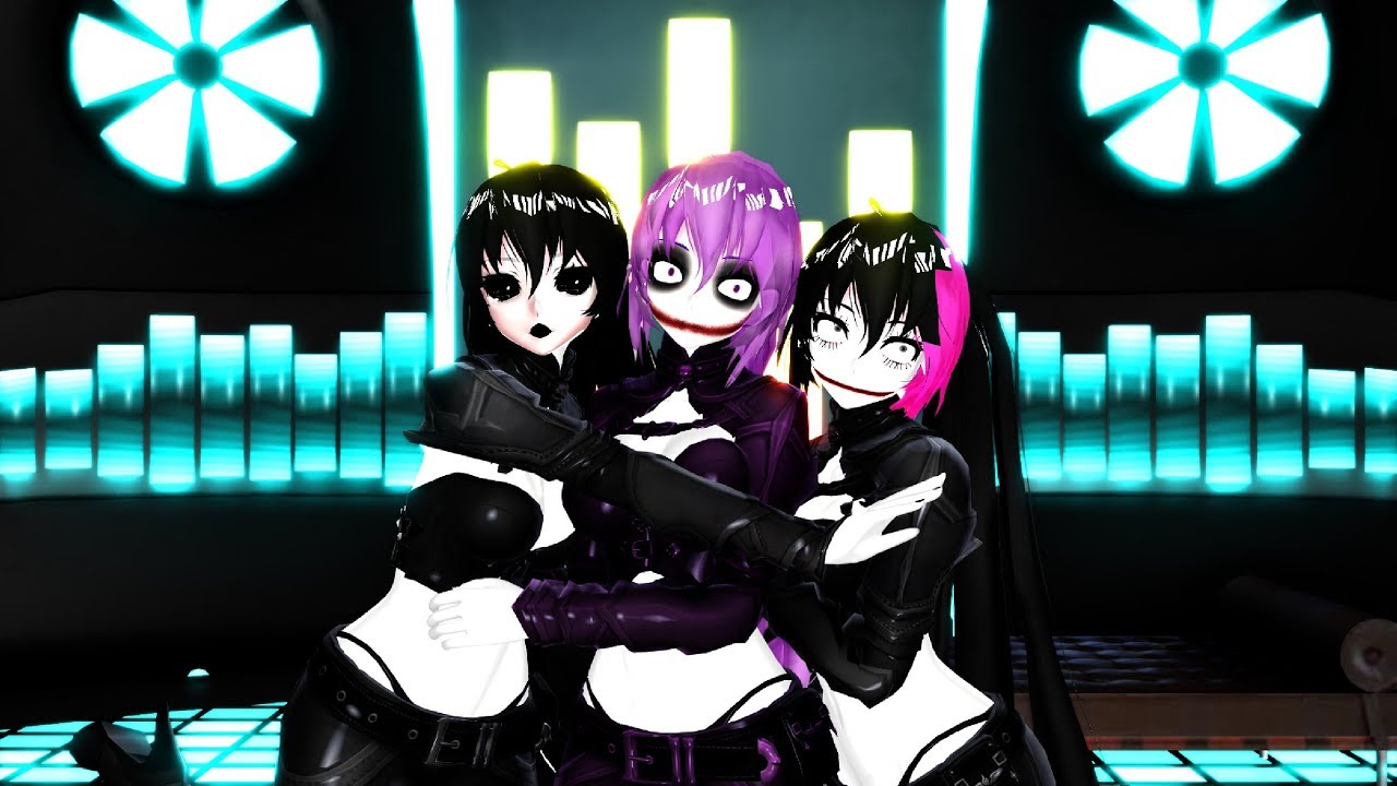 [MMD] Wave//Creepypastas Girl [Jane, Nina & Cata The Killer]