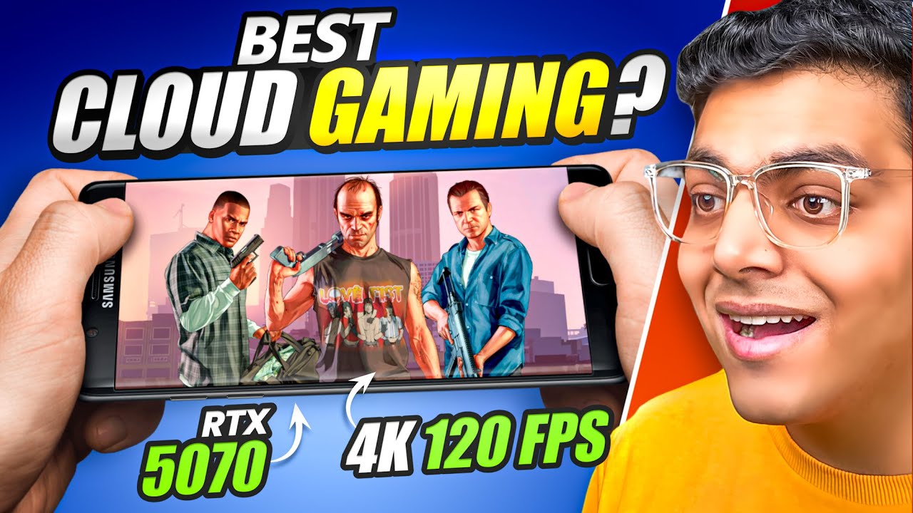 Is This The Best & Most Affordable Cloud Gaming Service In India? | Upto 4K 120 FPS | RTX 5070 😱