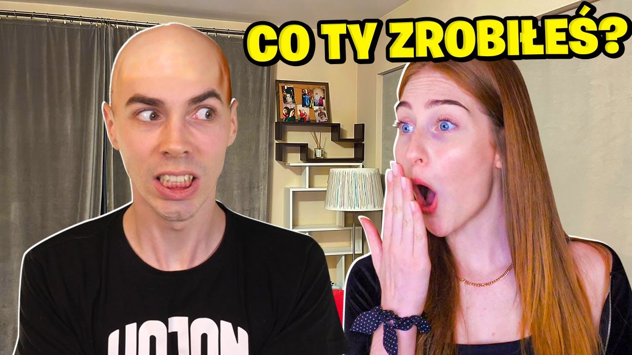 REAKCJA MOJEJ DZIEWCZYNY na ZGOLENIE SIĘ NA ŁYSO! *zerwała ze mną*
