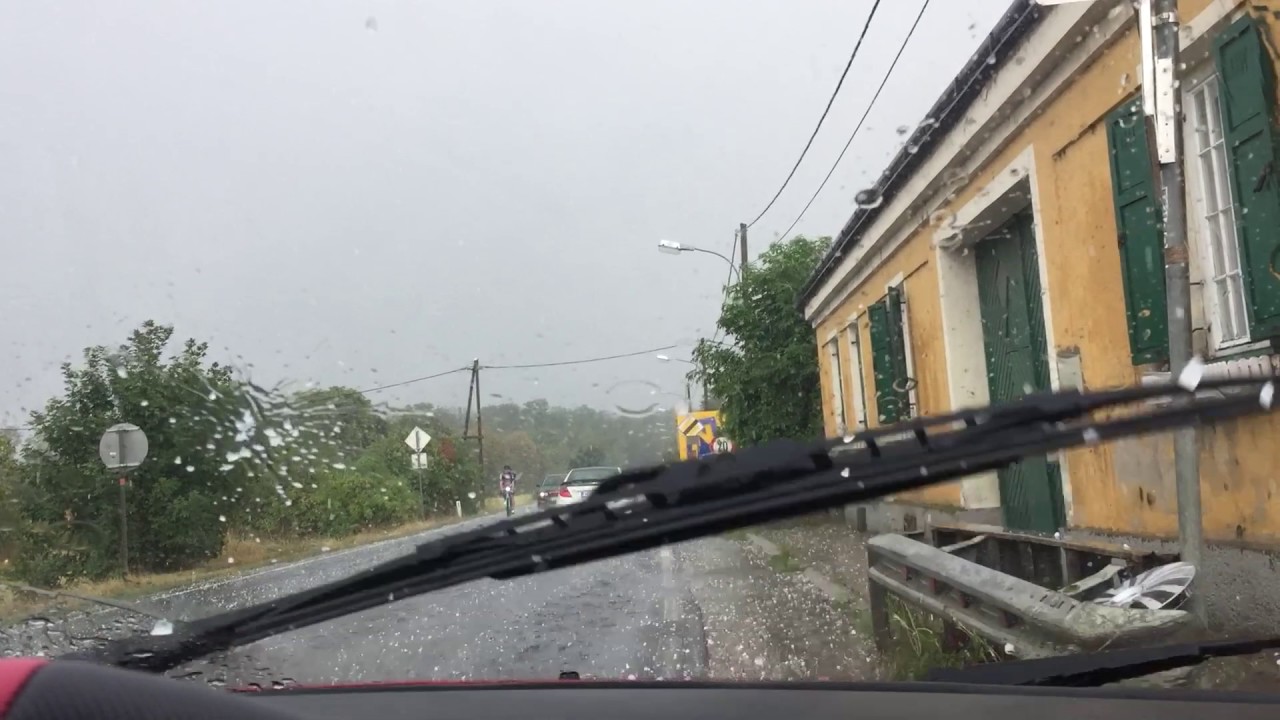 Hagel in Wien /Hailstorm in Vienna, 10.7.2017