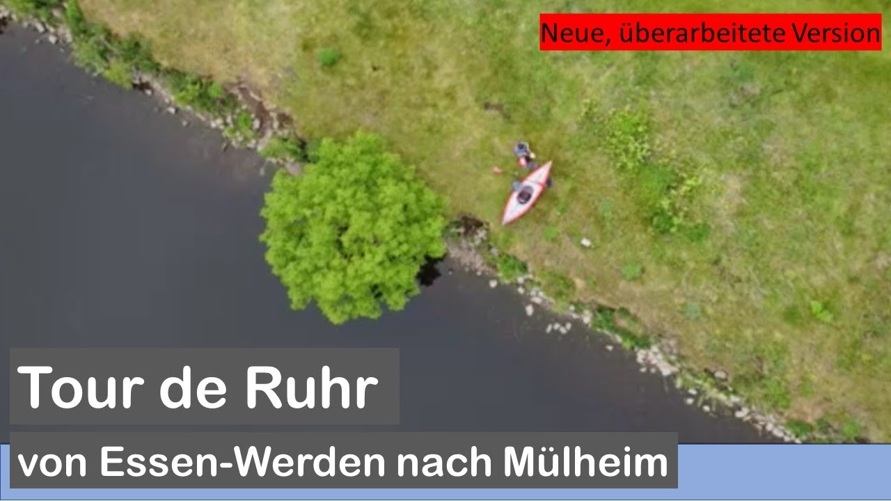 Tour de Ruhr – Untere Ruhr im Gumotex Swing von Essen-Werden nach Mülheim