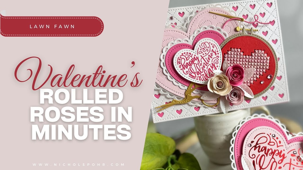 Create a Beautiful ROLLED PAPER ROSES in Minutes