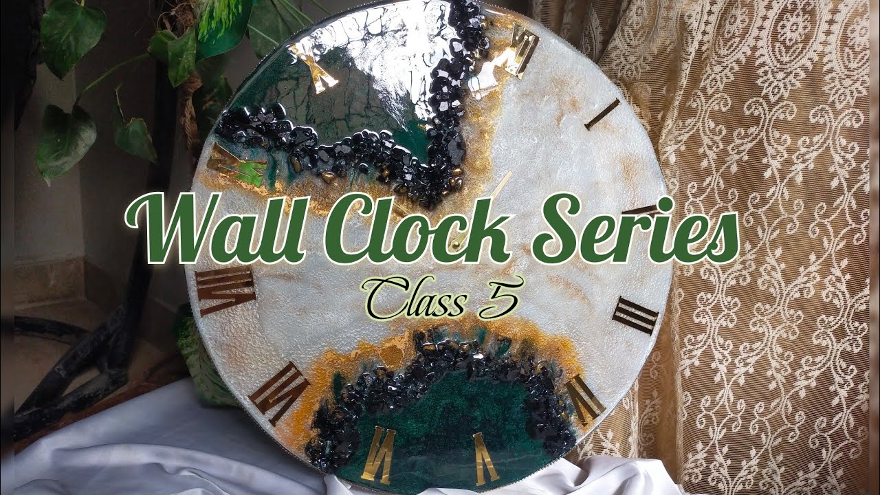 How to make Resin Wall Clock Step By Step Complete Tutorial By Zoha Yaseen