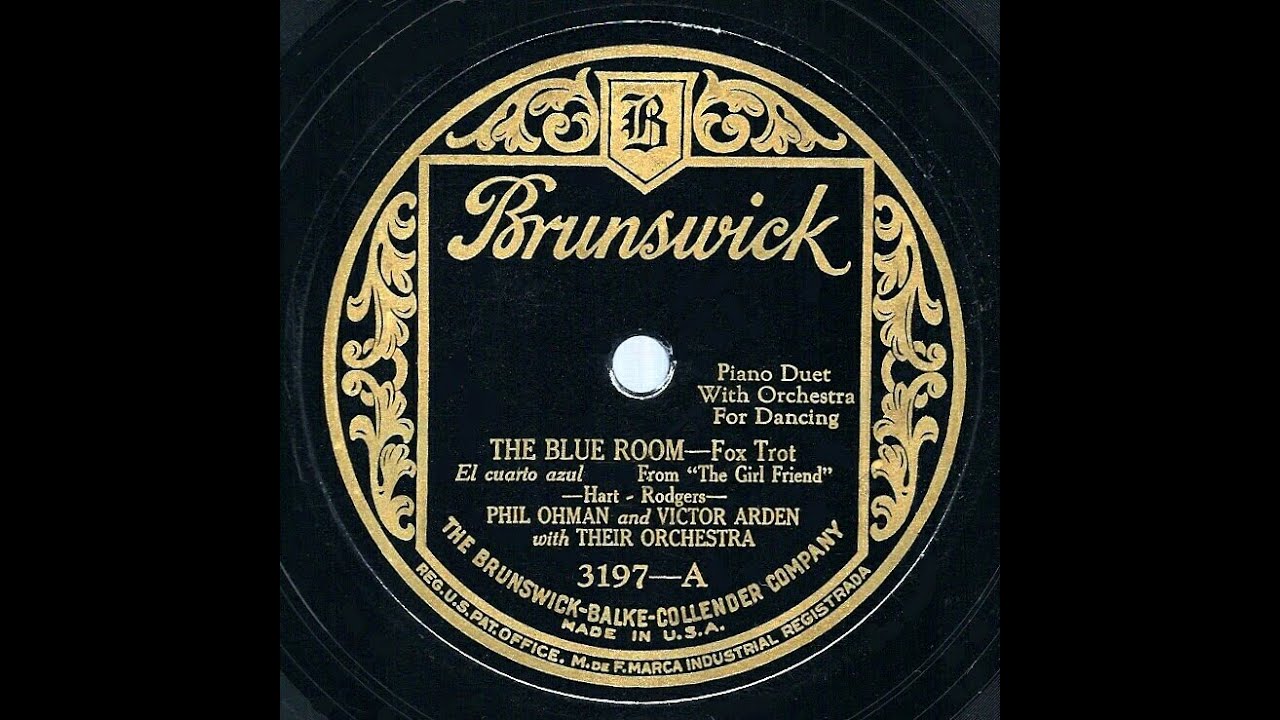 1926 Arden & Ohman - The Blue Room