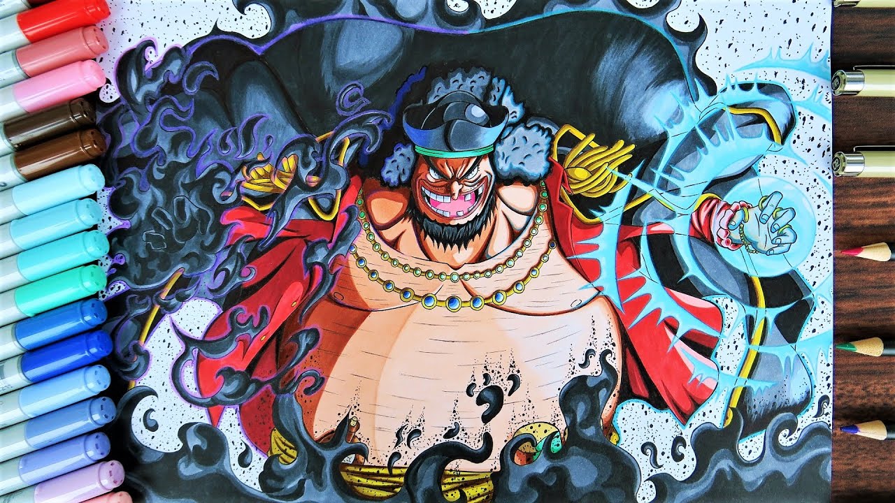 Drawing Marshall D. Teach (Blackbeard) - One Piece