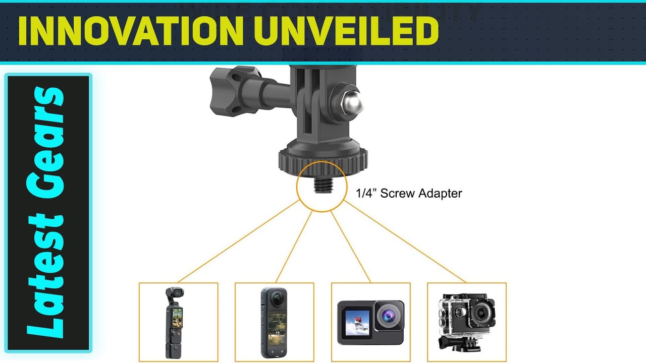 Pocket 3 Car Mount 360° Adjustable – Best Sun Visor Mount for Insta360 & GoPro