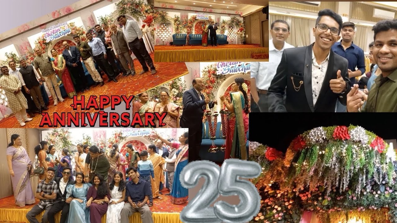 25th anniversary of Mr & Mrss Poojari | Happy wedding anniversary | 