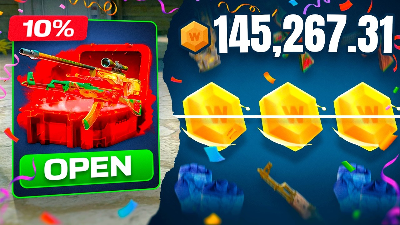 WE TRIPLE PULLED ON A HIGHROLLER 10% CASE OUT OF NO WHERE… HOLY SH*T!!