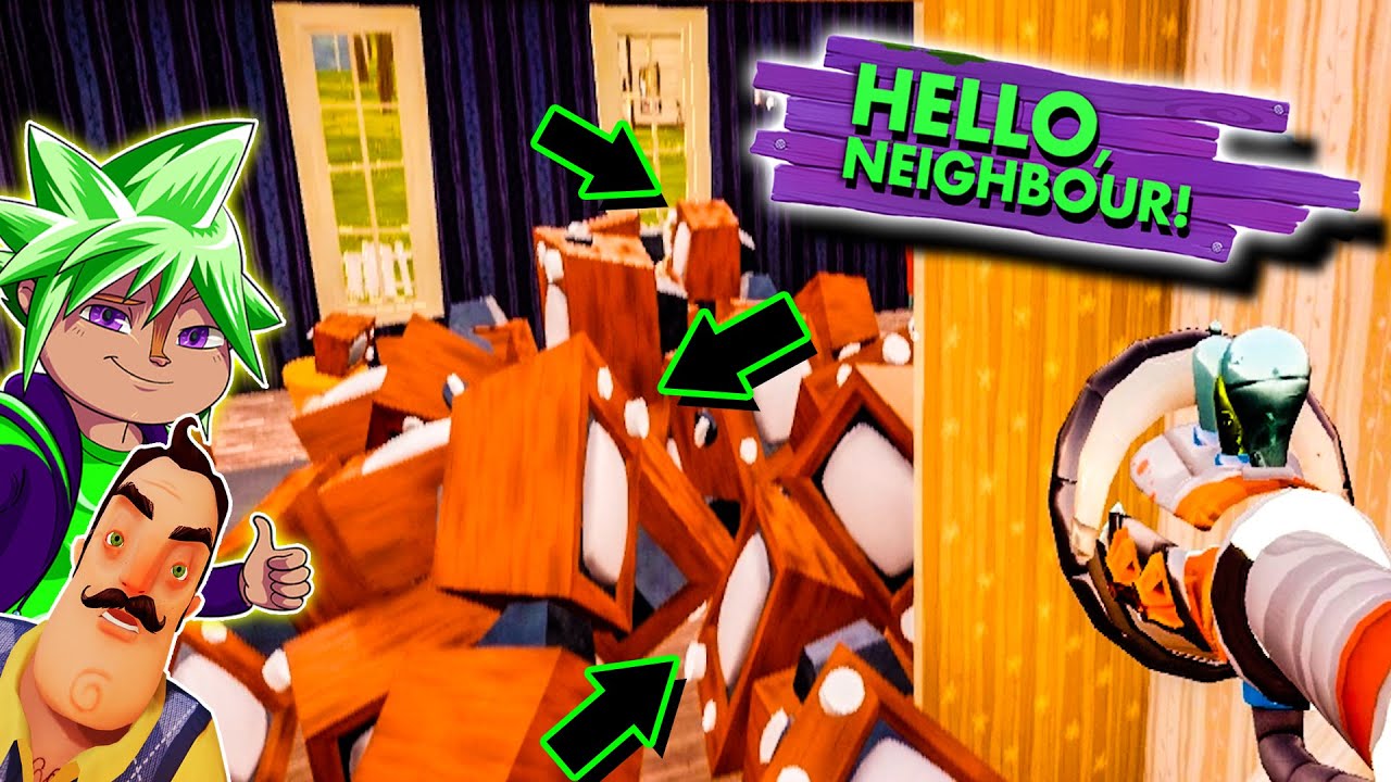 CHIPMUNK + TV LAUNCHER = WOOHOOO!!! | Chipmunk Plays Hello Neighbor