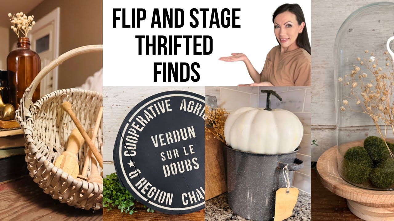 Thrift Flips for Profit | High End Decor Looks for Less | Flip and Style Thrifted Finds | Fall Decor