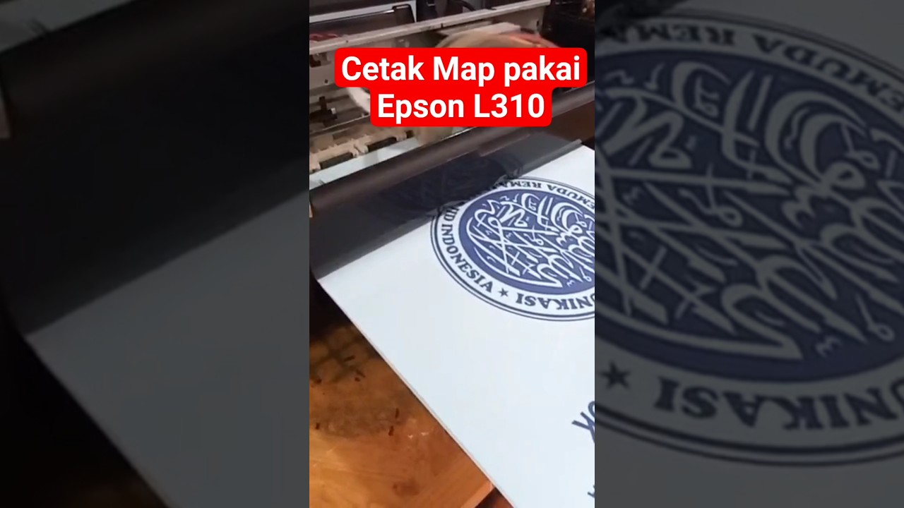 Cetak Map pakai Epson L310