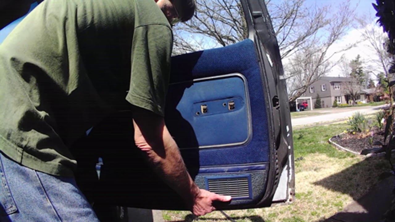 Ford bronco door panel removal and lock fix