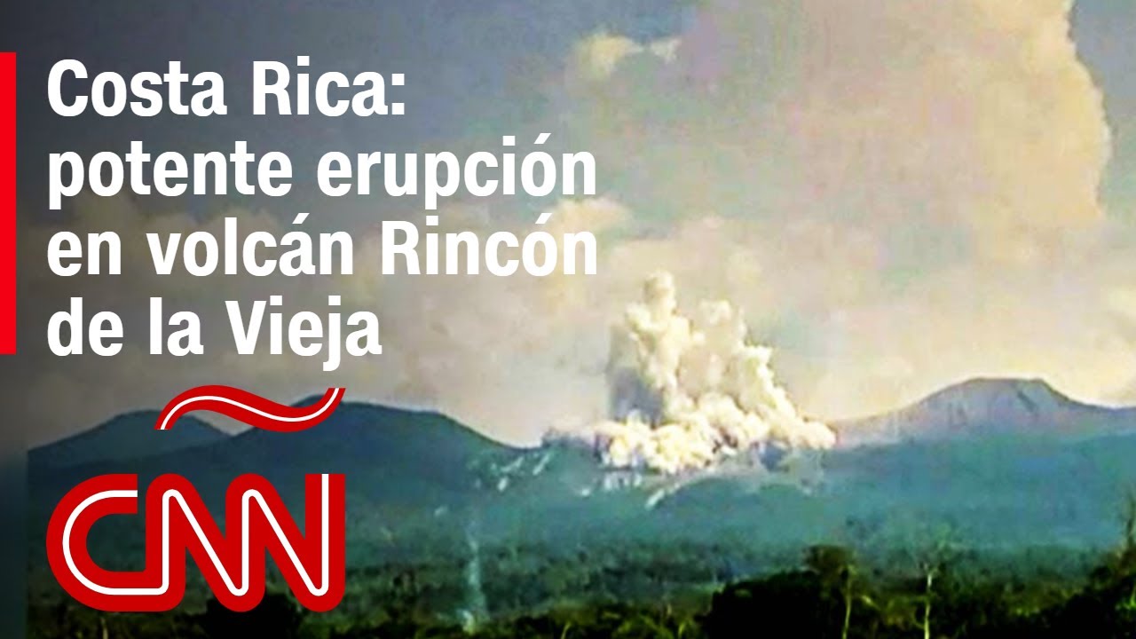 Volcán Rincón de la Vieja en Costa Rica entra en erupción