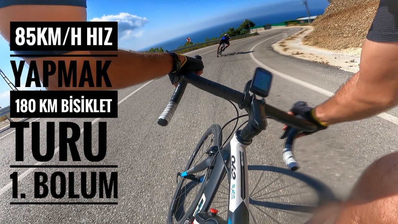 180 km bisiklet turu 85 hız İskenderun çevlik sahil yolu