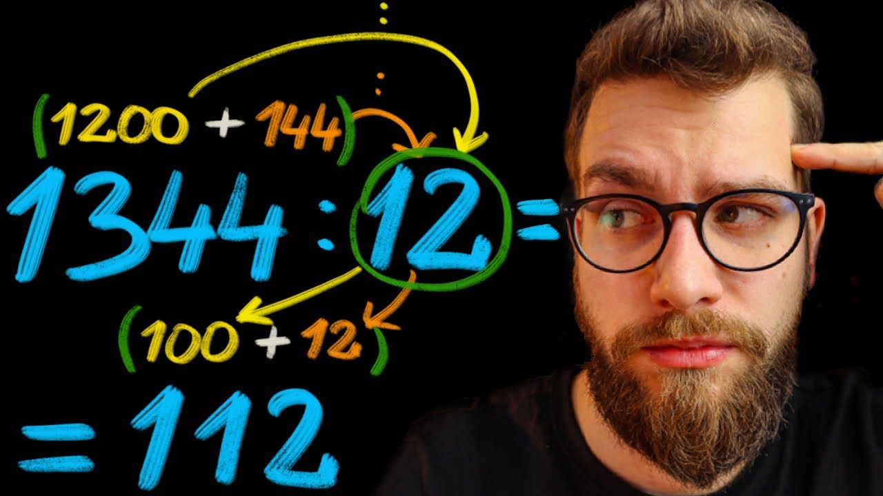 🧠Jak szybko DZIELIĆ w PAMIĘCI? (w 5 sekund) [SUPERtrik na egzamin ÓSMOKLASISTY #1]